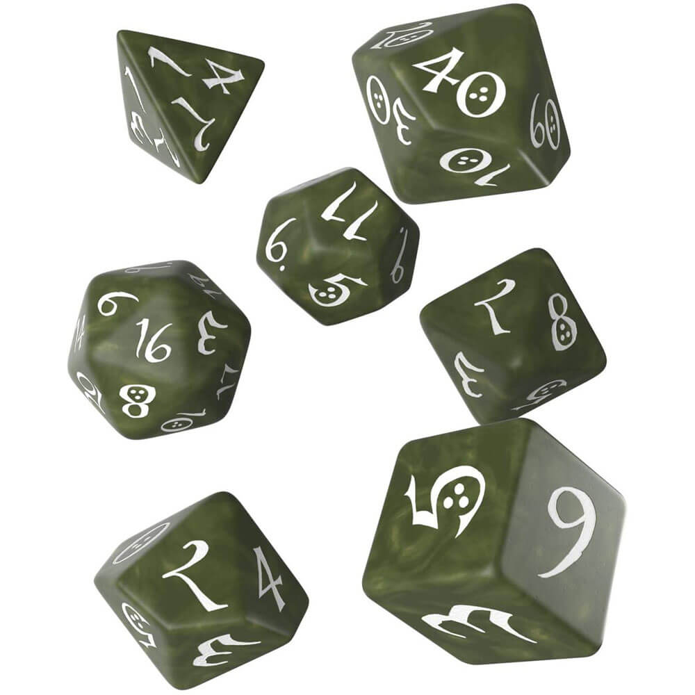 Q Workshop Classic RPG Dice Set av 7