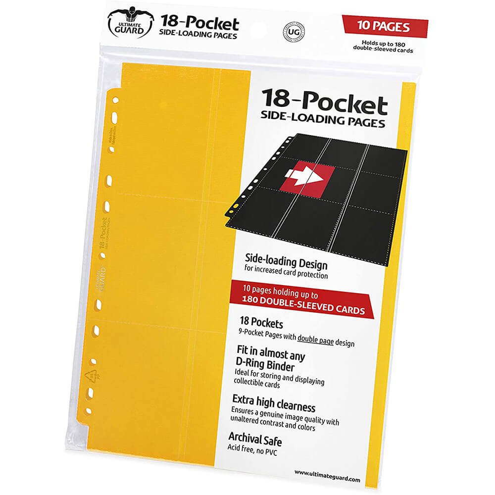 Ultimate Guard 18 Pocket Pages Side Loading