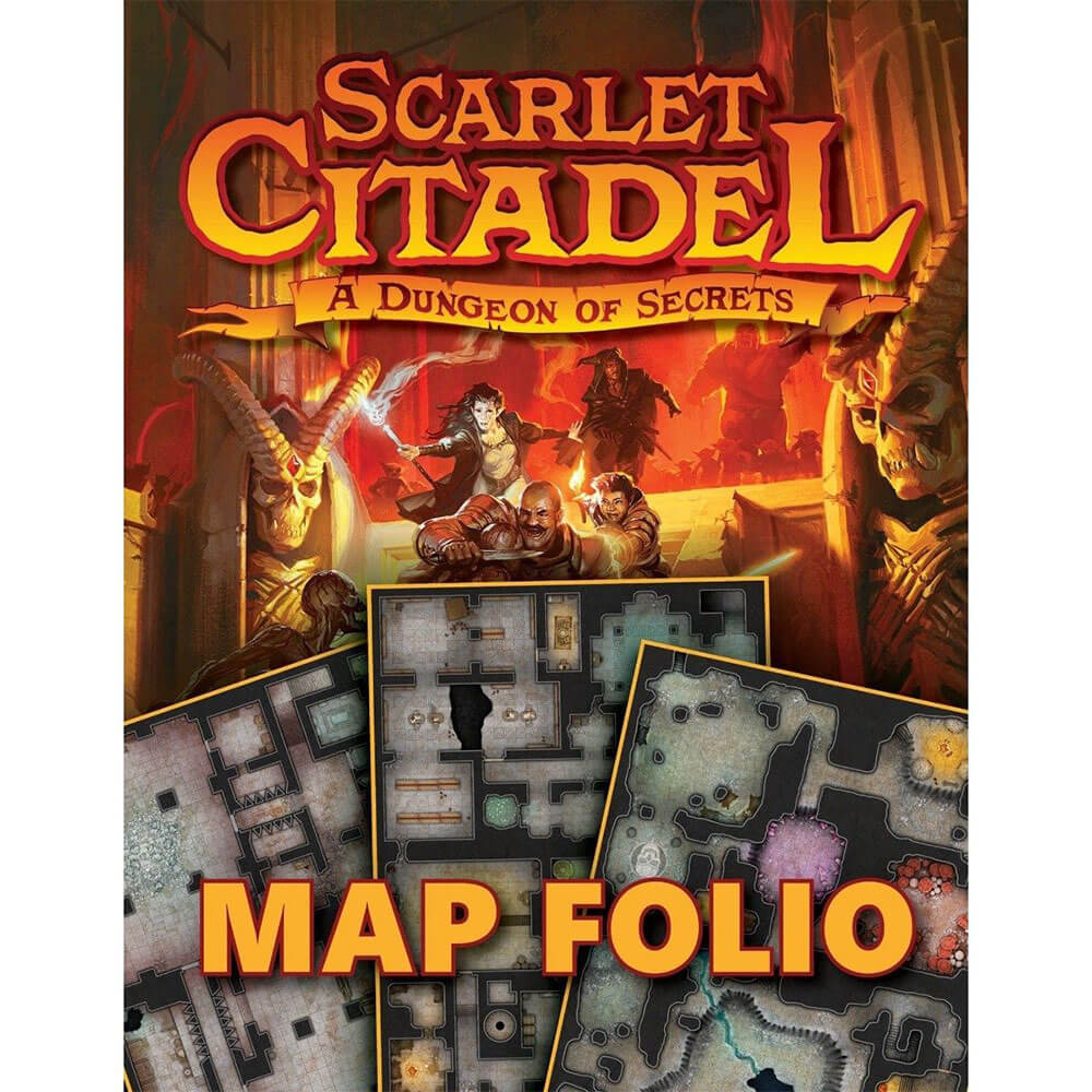 Kobold Press Scarlet Citadel Map Folio Roleplaying Game