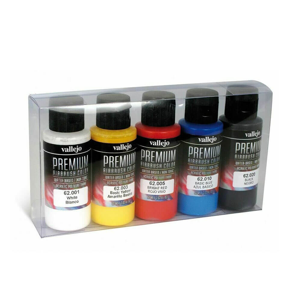 Vallejo Premium Color Paint Set van 5