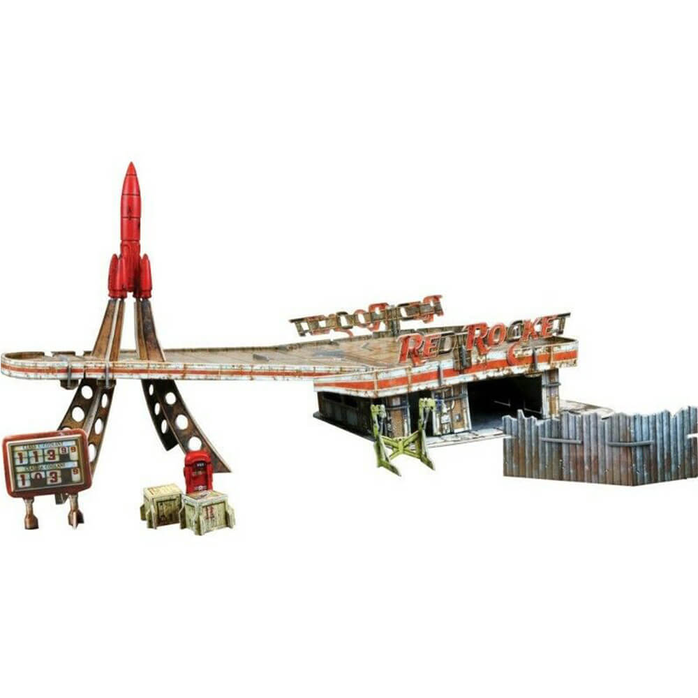 Fallout Wasteland Warfare Red Rocket Scenic Set