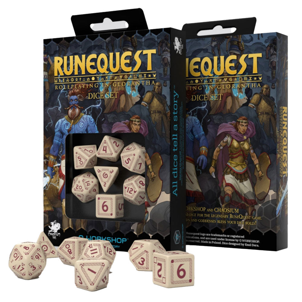 Q Workshop Runequest Dice Set 7st