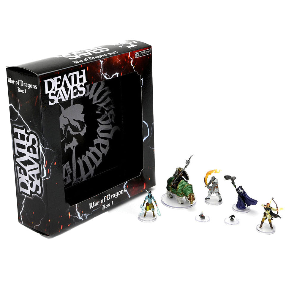 D&amp;D Death Saves War of Dragons Premium-Figuren