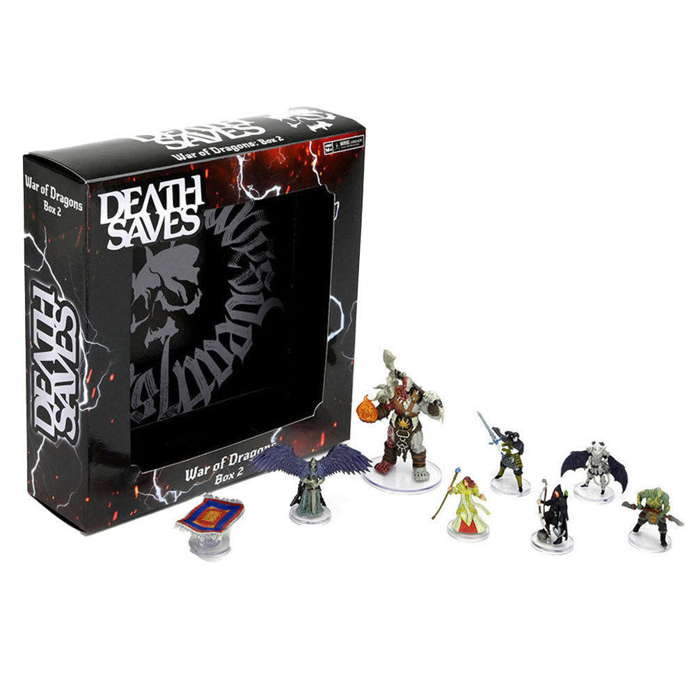 D&D Death Saves War of Dragons premiumfigurer