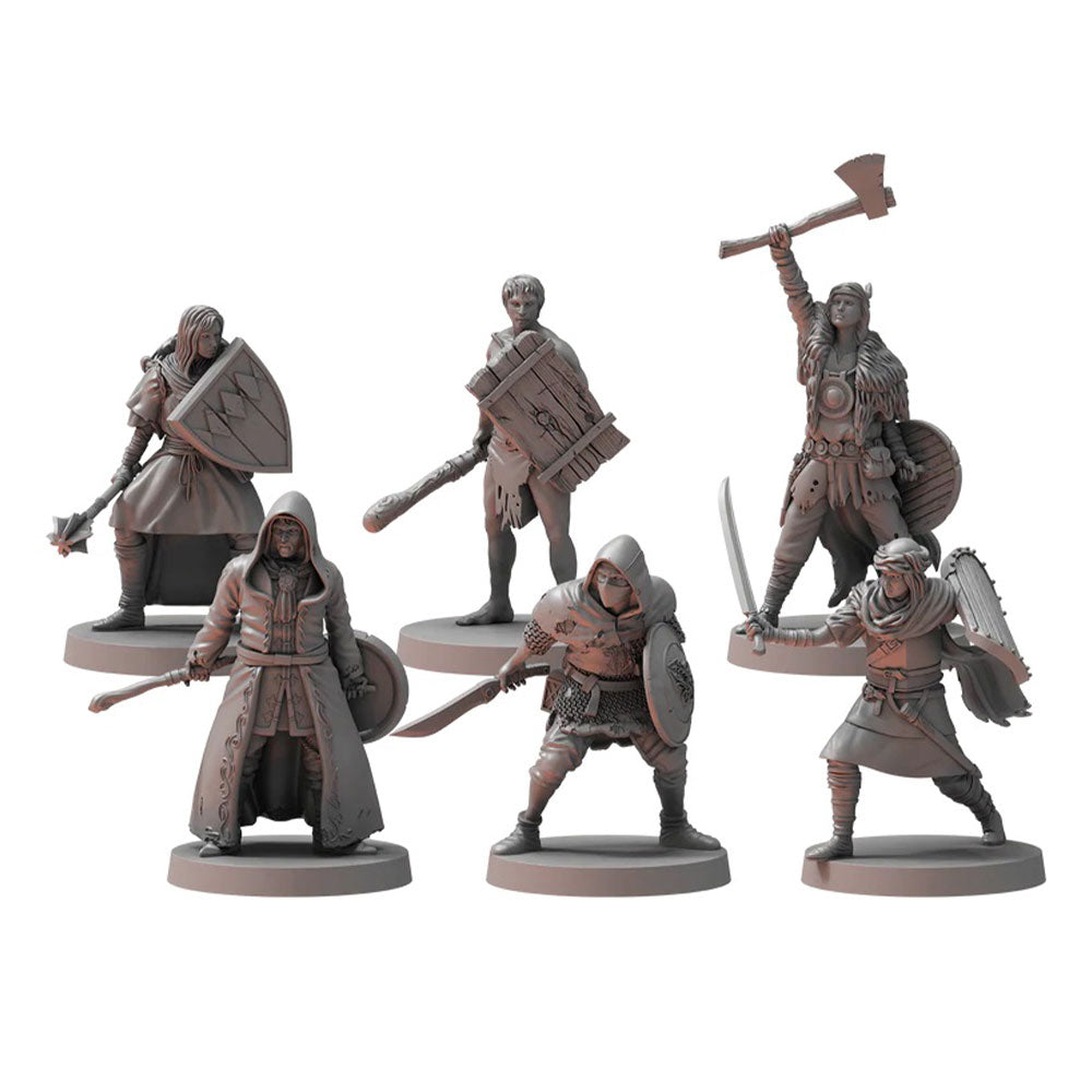 Dark Souls Rpg Unkindled Heroes Miniature Set