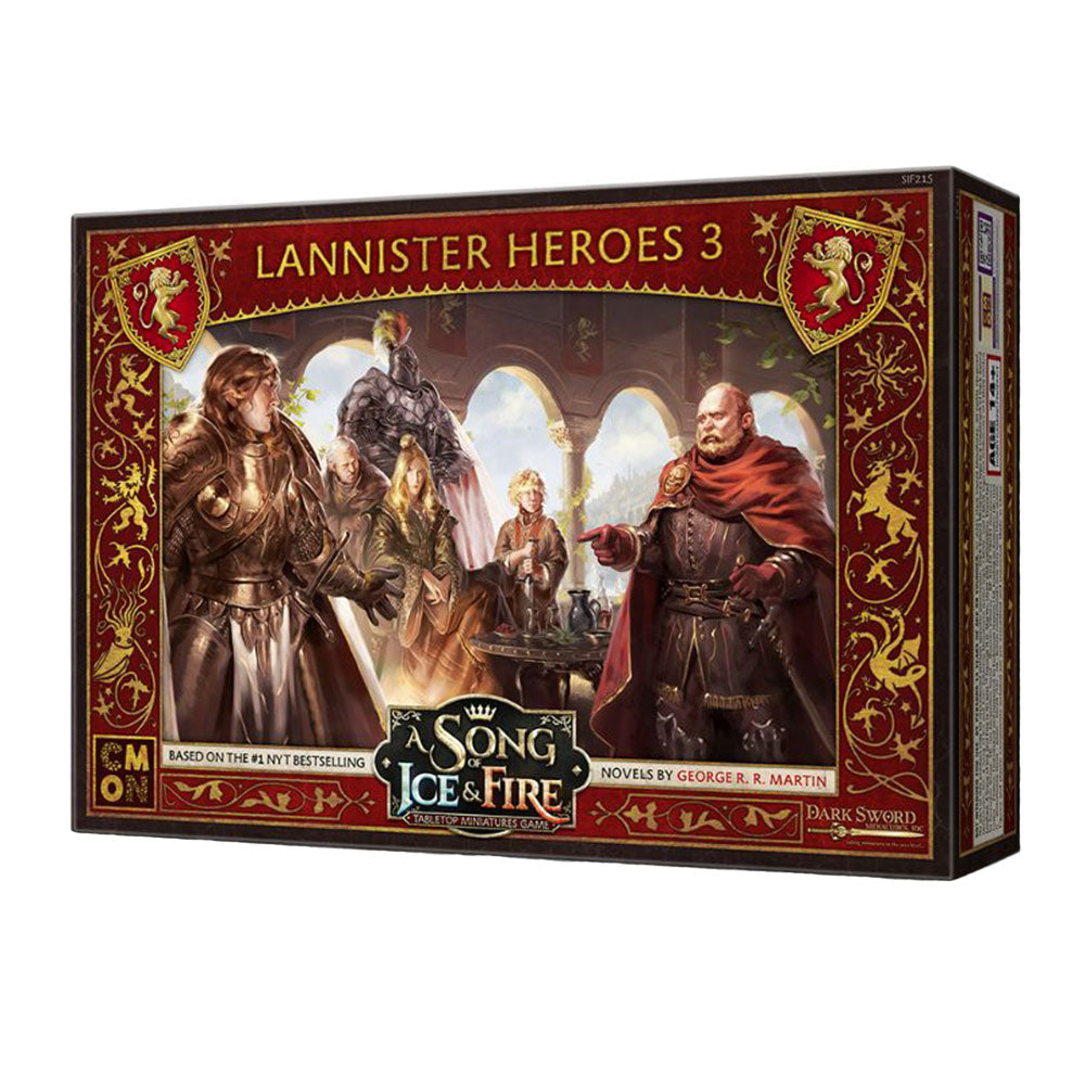 Ein Lannister-Minifigurenset aus dem Lied von Eis und Feuer