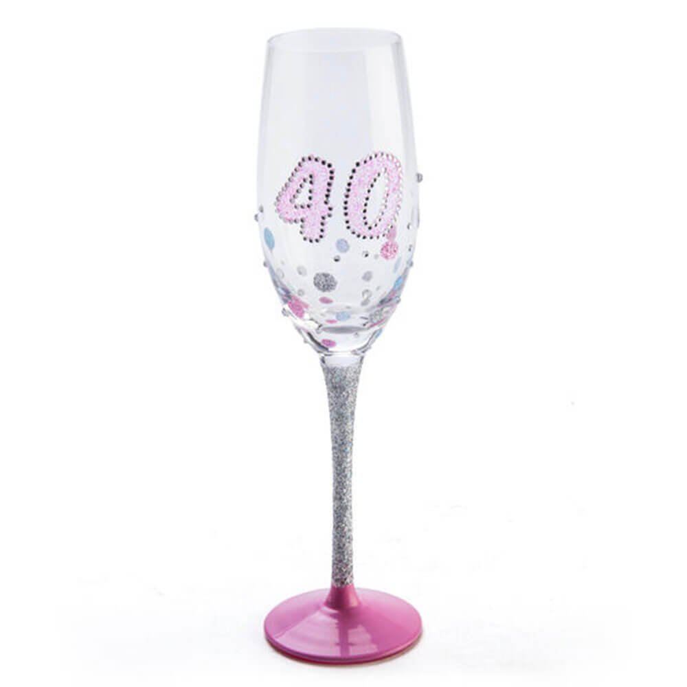 Birthday Sparkle Champagne Flute