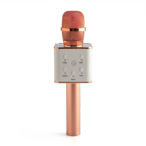 Rose Gold Wireless Karaoke Microphone