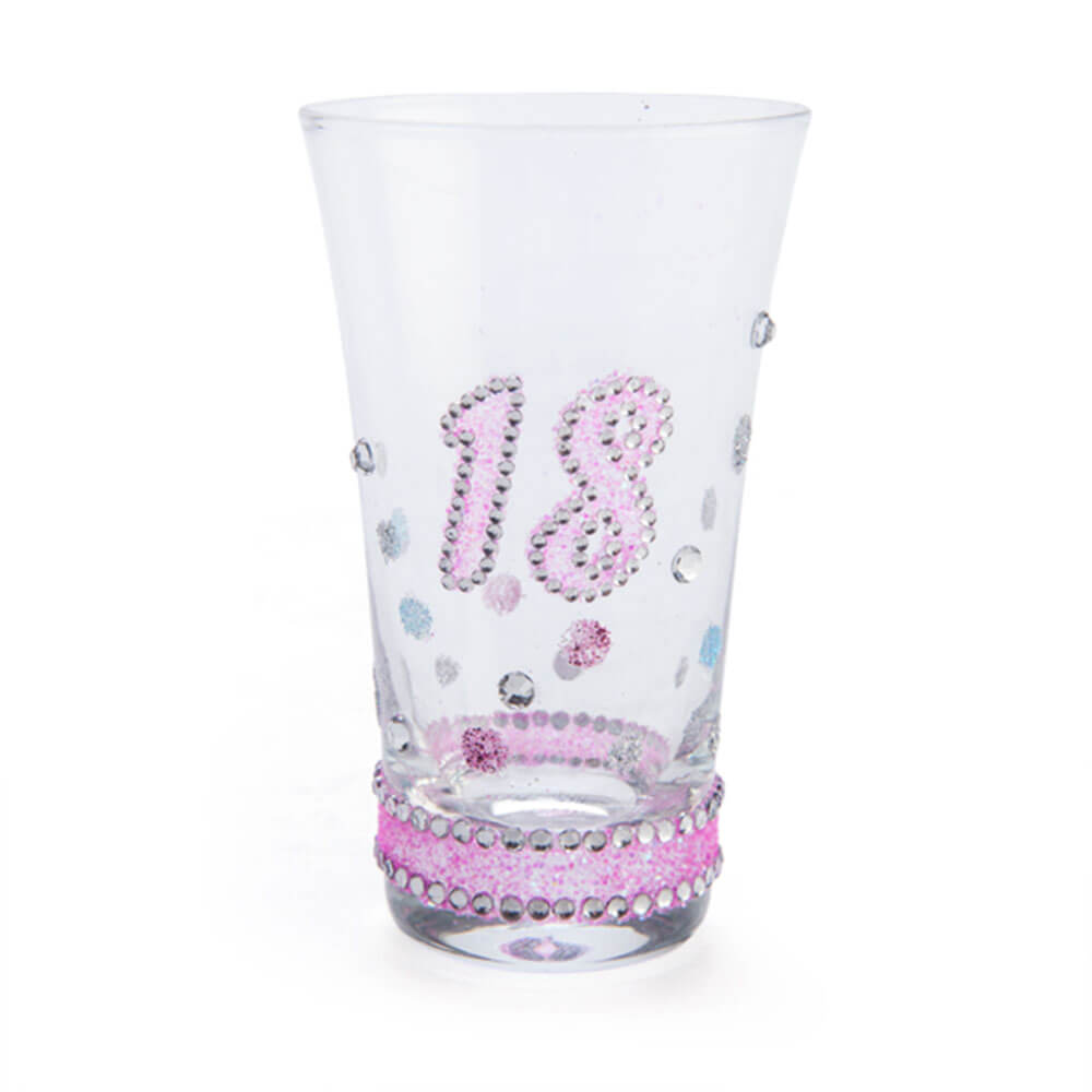 Verjaardag Sparkle Shot Glass