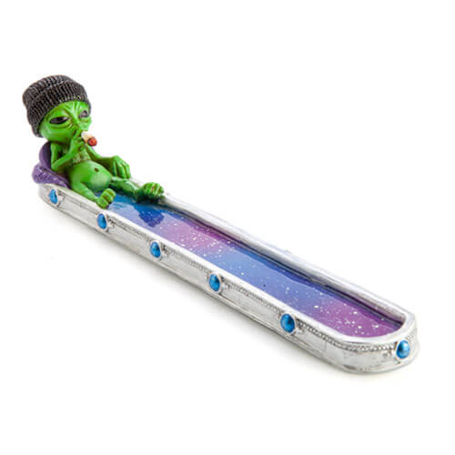 Stoned Alien Flat Incense Burner