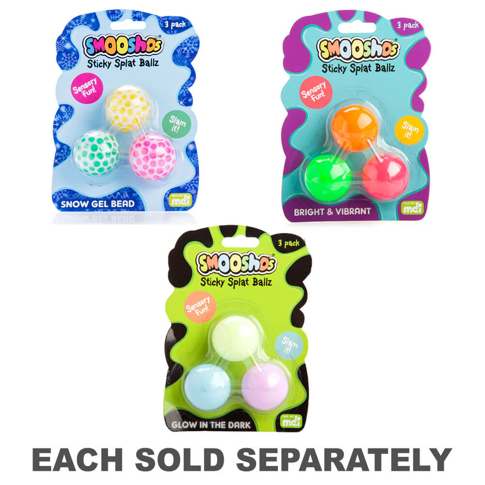 Smoosho's Sticky Splat Ballz (Set of 3)