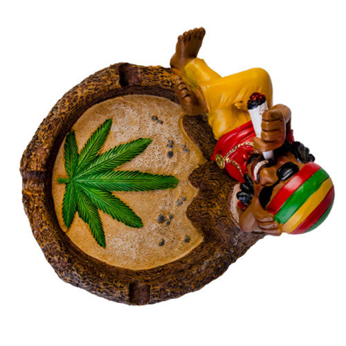 Colourful Rasta Themed Ashtray