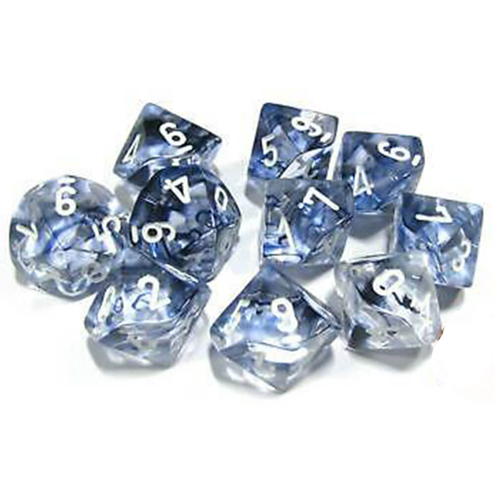 Set di nebulosi poliedrici di Chessex D10 POLYEDRIO