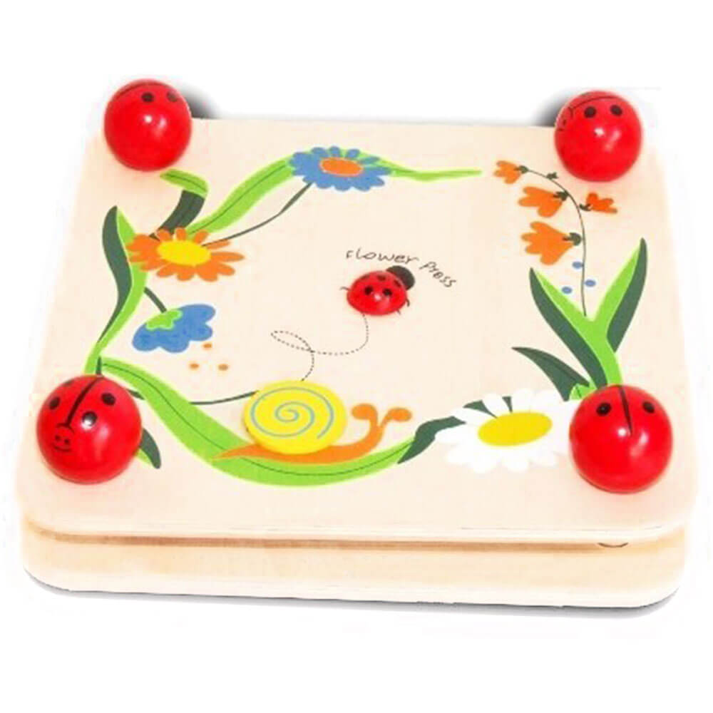 Art Craft Wooden Flower Press Kit Ladybug