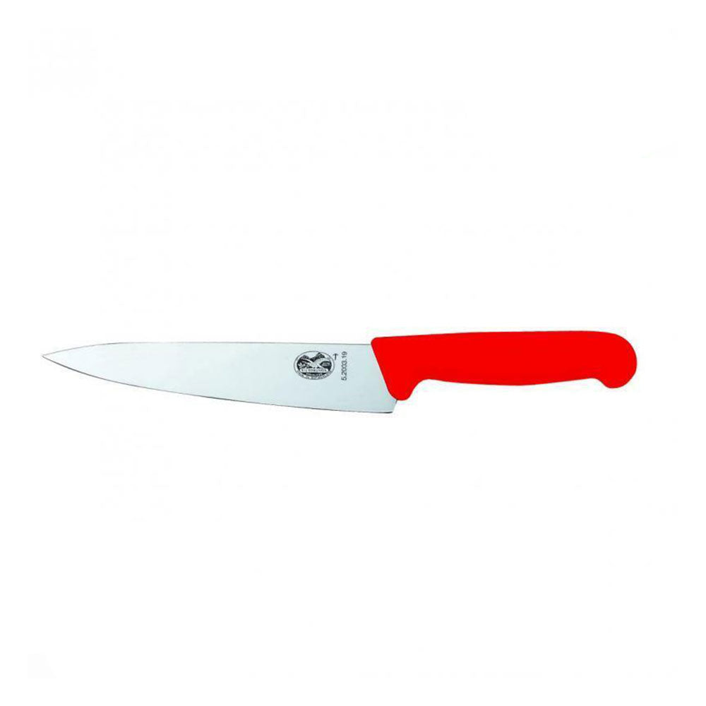  Victorinox Cooks Tranchiermesser Fibrox-Griff (Rot)