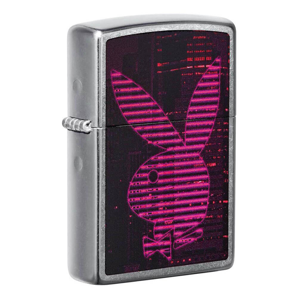 Zippo Playboy Design Street Chrome zapalniczka