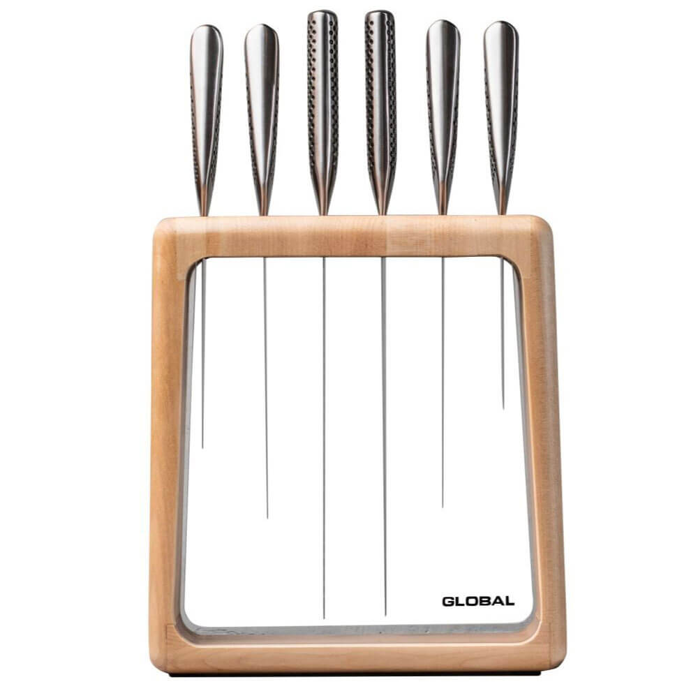 Global Knives Hashira Knife Block Set (7pcs)