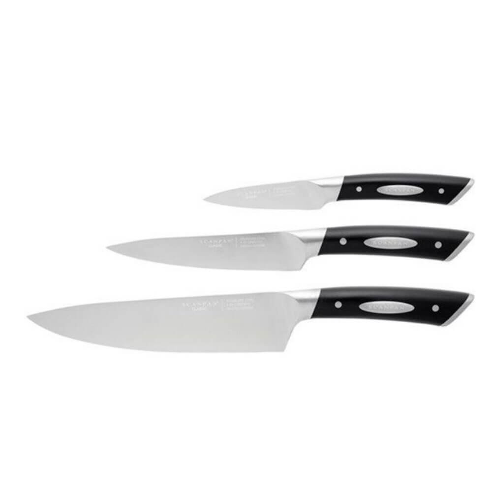 Scanpan Classic Chef Knife Knife Set (3 stcs)