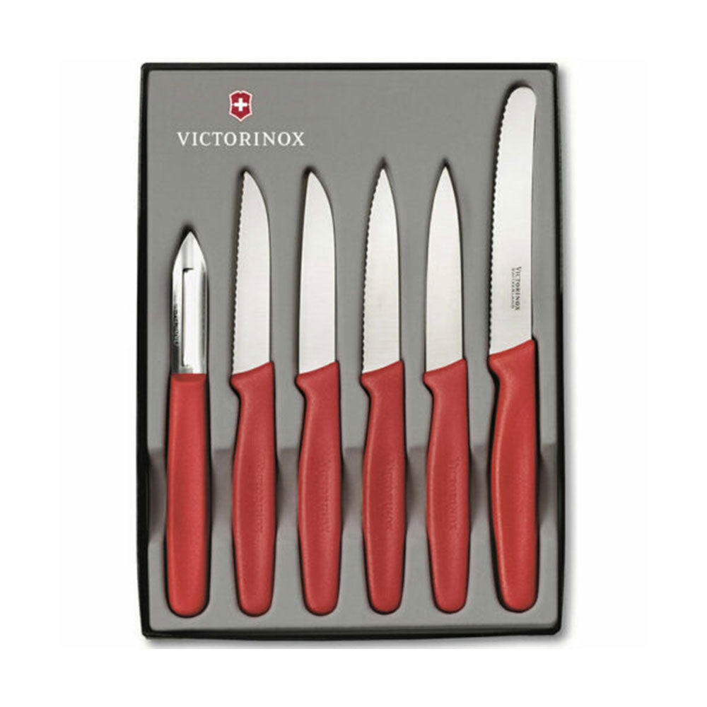  Victorinox Schälmesser-Set mit Nylongriff, 6-teilig