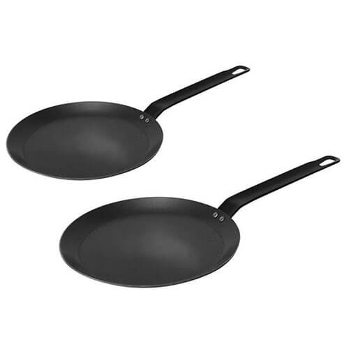 Pyrolux Blue Steel Crepe Pans