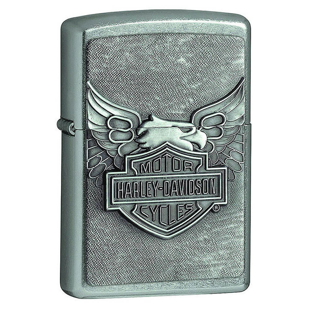 Zippo Harley Davidson Street Chrome lettere