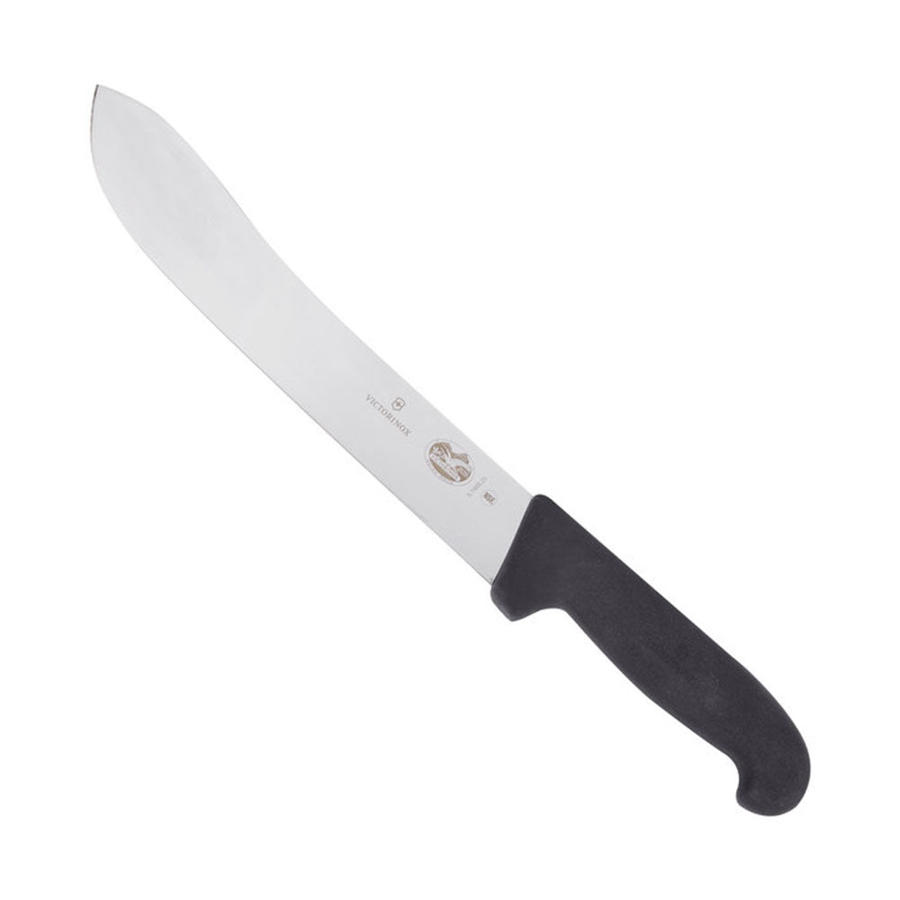 Szerokie końcówka ostrza fibrox Butcher's Knife (czarny)