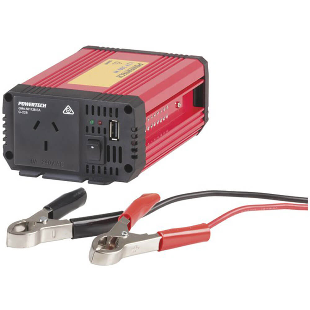 12VDC til 240VAC Modificeret Sinewave Inverter m/ USB