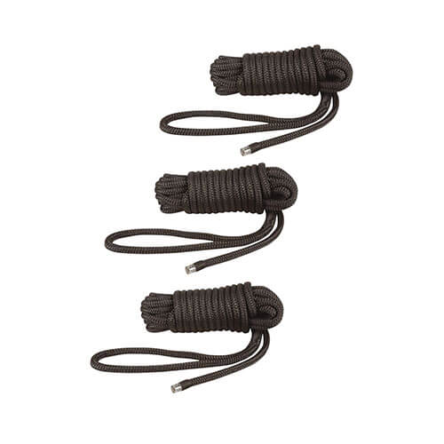 Dock/Mooring Line Black Nylon