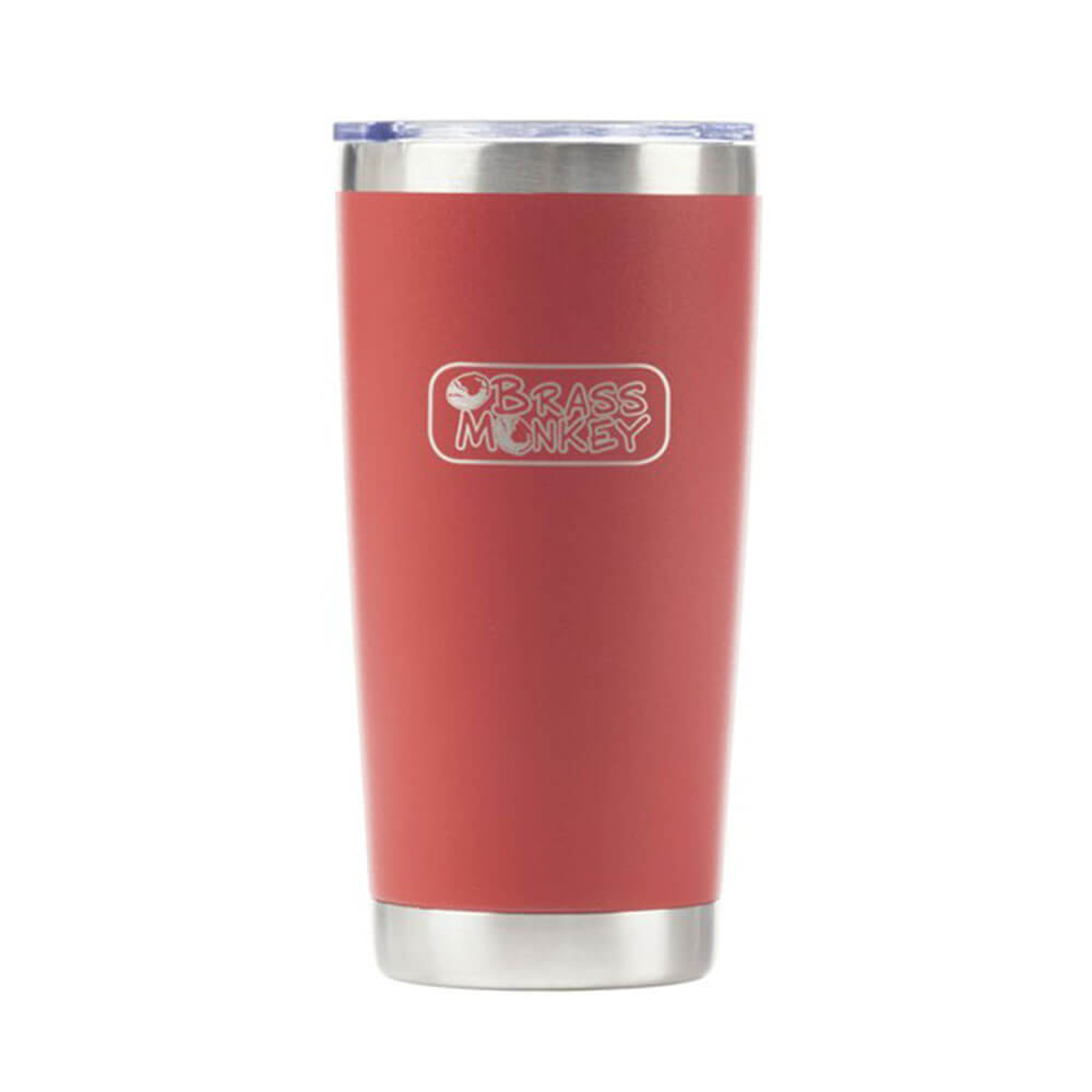 Brass Monkey Stainless Steel Push Lid Cup (590mL)