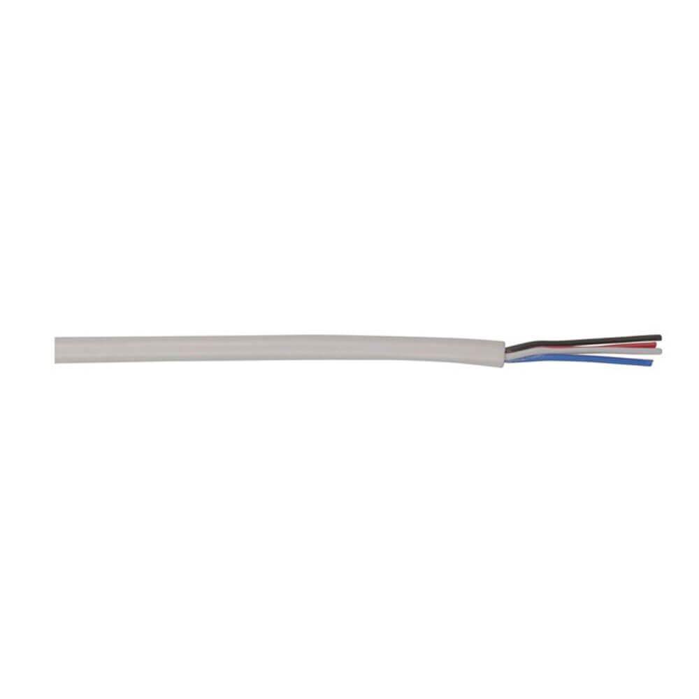 Security System 4 Core Alarm Cable (White)