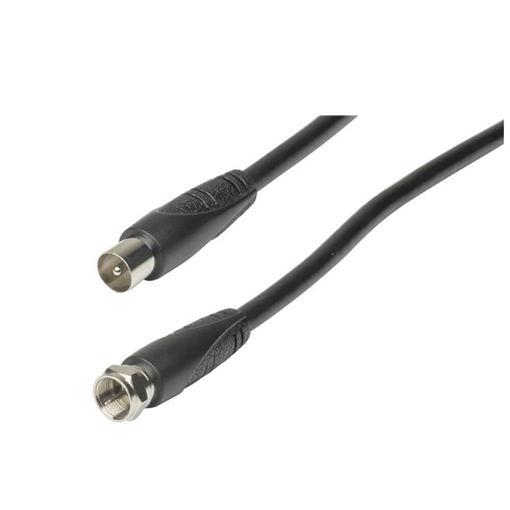 F-Type Plug to TV Coaxial Plug Cable 1.5m