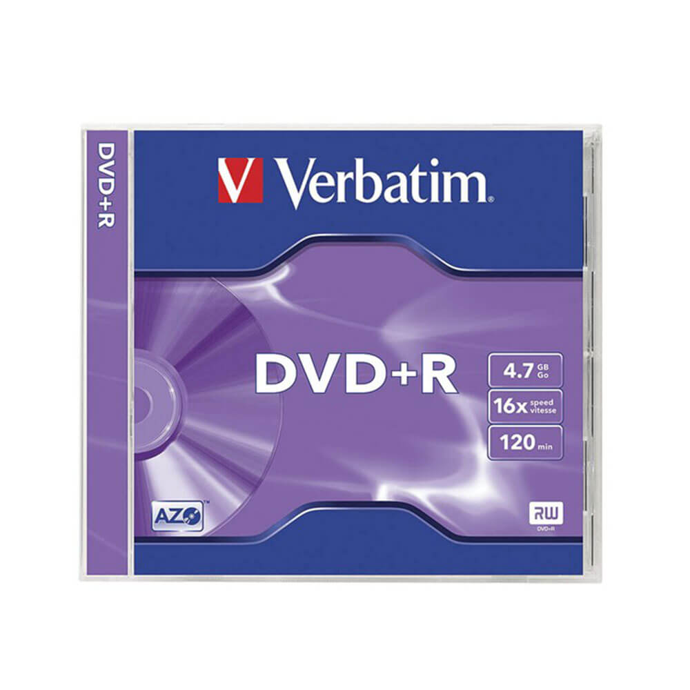 Verbatim Datalifeplus Azo Disc met case (4.7 GB)