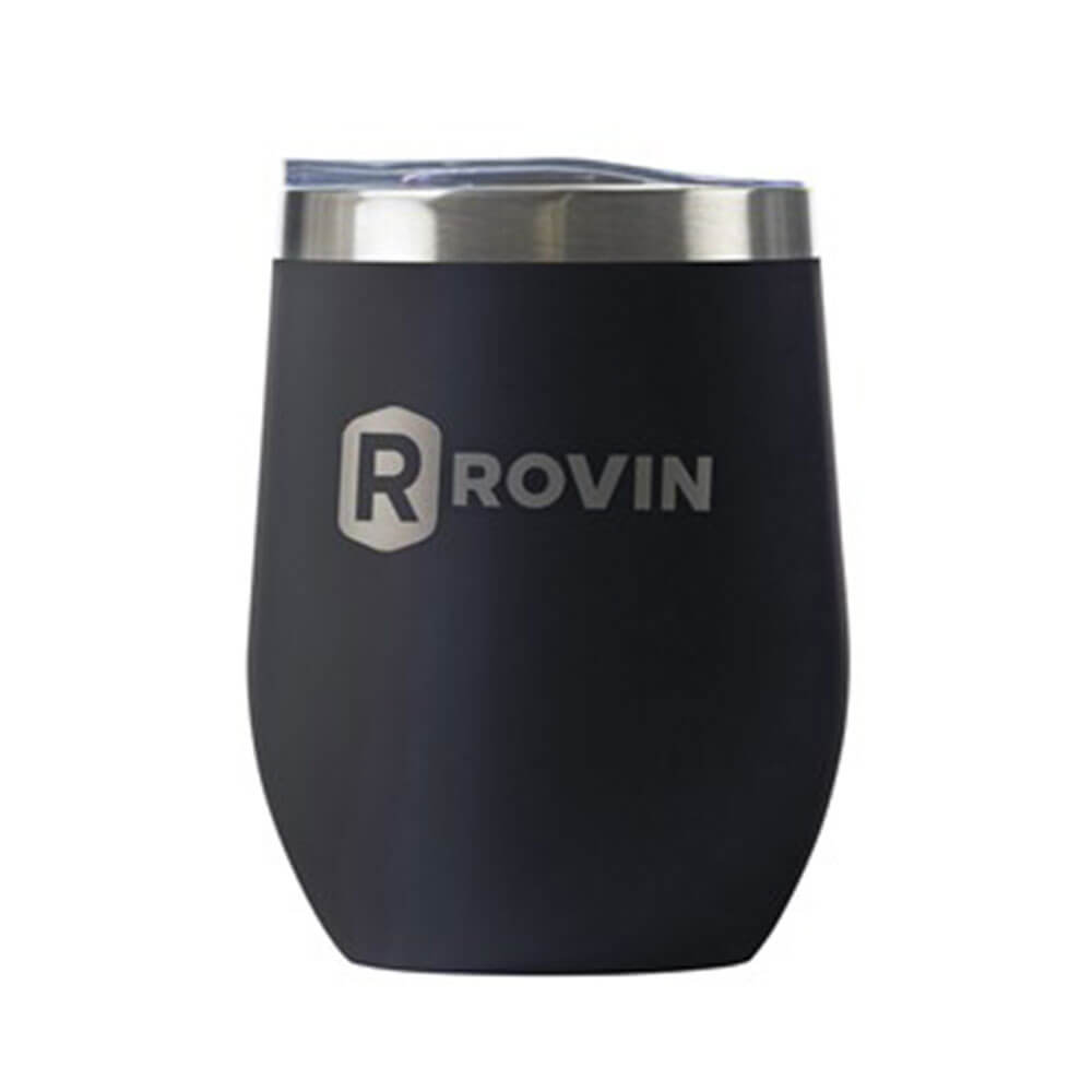 Rovin Edelstahlbecher mit Deckel (350 ml)