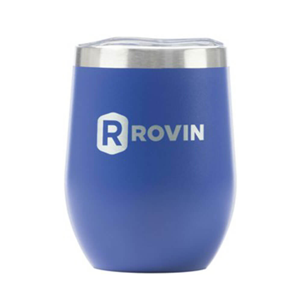 Rovin Edelstahlbecher mit Deckel (350 ml)