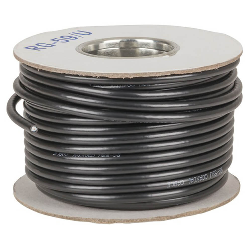 Rollo de cable coaxial RG59 (30 m)