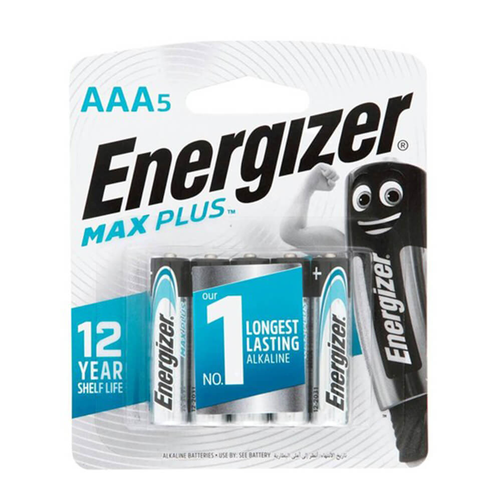 Energizer Max plus batterijen 1,5 V (5 pk)