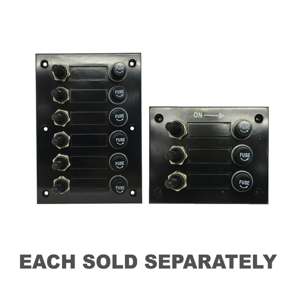 Switch Panel with Fuses and Ingress Protection