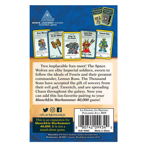 Munchkin Warhammer 40.000 Savagery and Sorcery Card Game