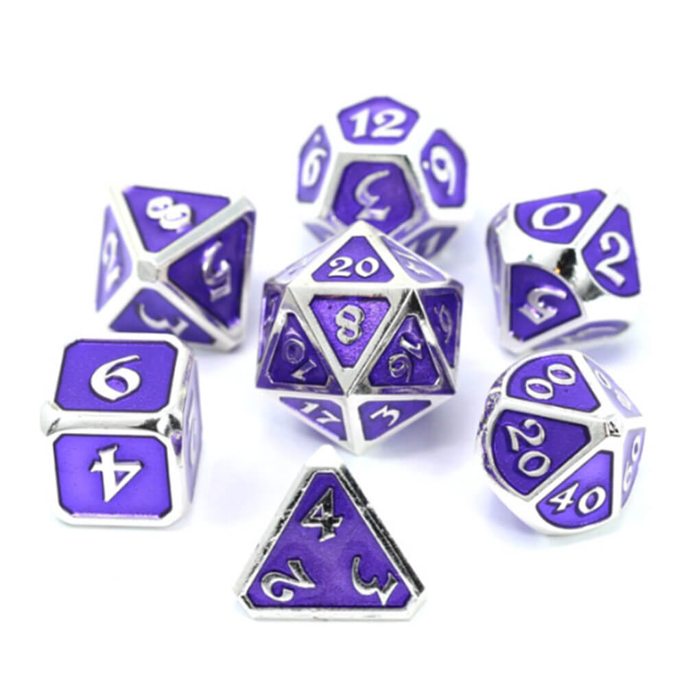 Dice Metal Set polyédrique Mythica