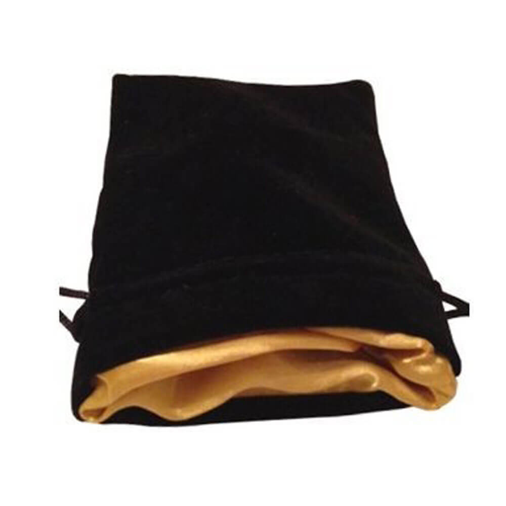 MDG Velvet Dice Bag (med guld satinfoder)