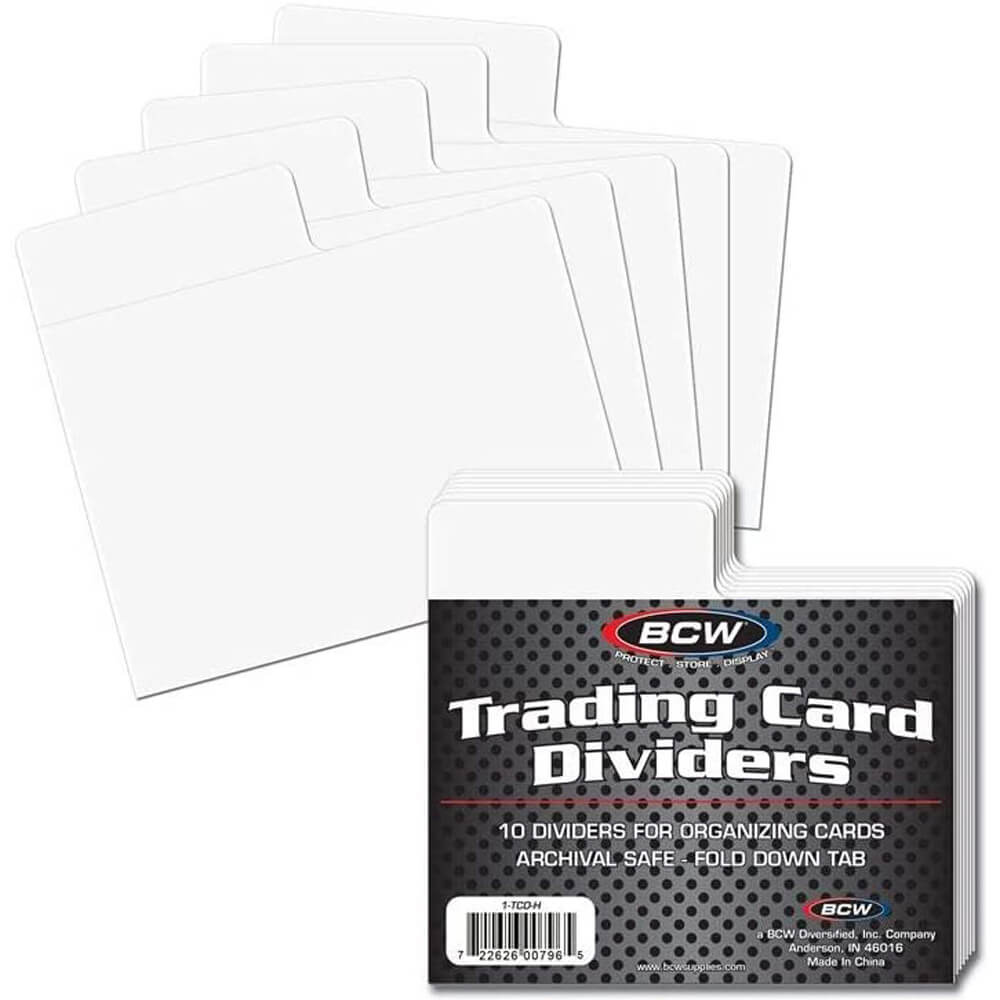 BCW Trading Card Dividers 10 pr. Pakke