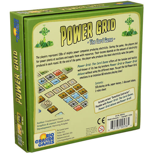 Power Grid Card Game