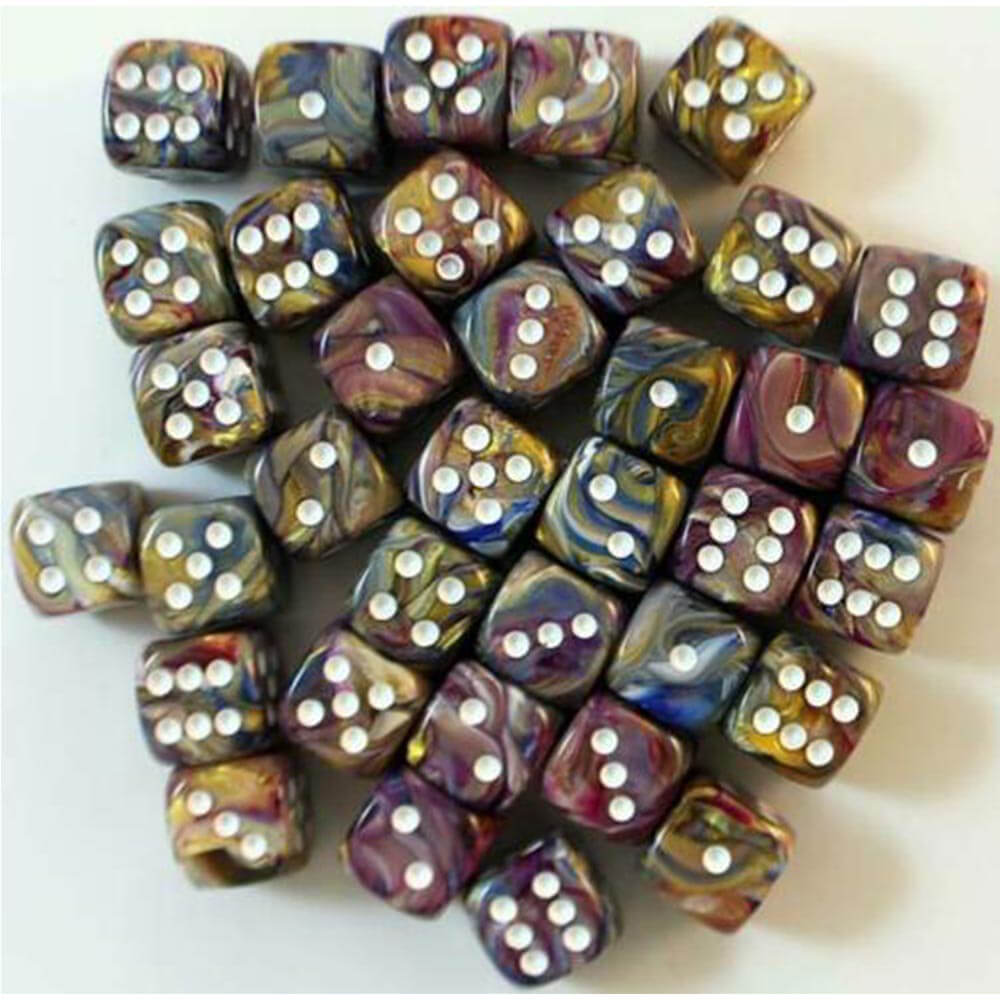 D6 DICE FESTIVE 12mm（36個のサイコロ）