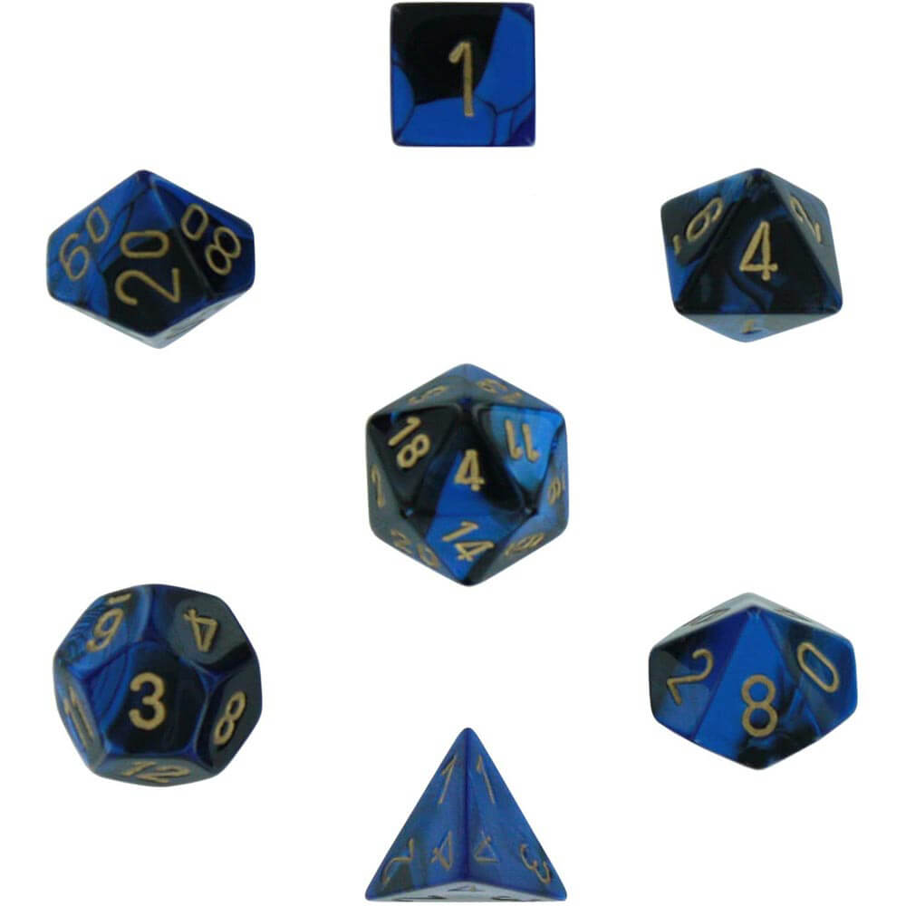 D7 Die Dice Gemini Poly (7 dados)