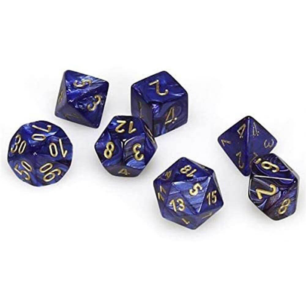 D7 Die Set Dice Scarab Polyhedral (7 DICE)