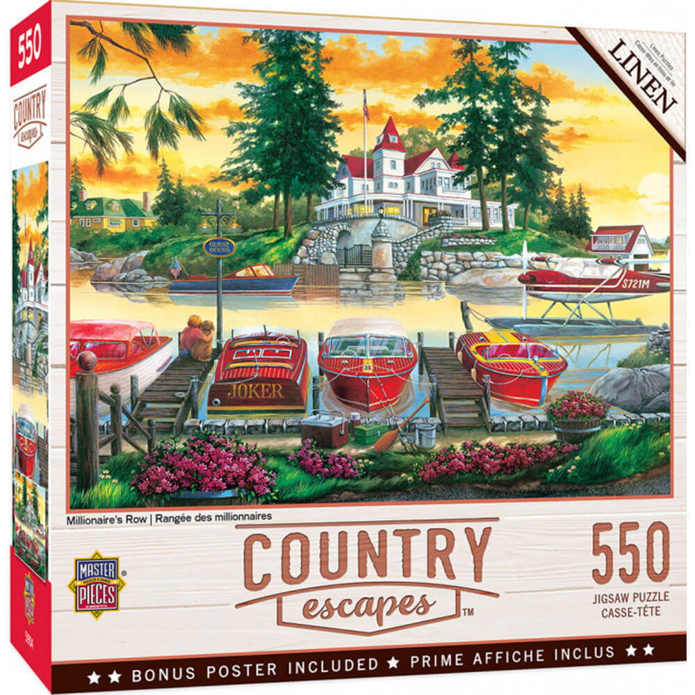 Masterpieces Country Escapa de 550pc Rompecabezas