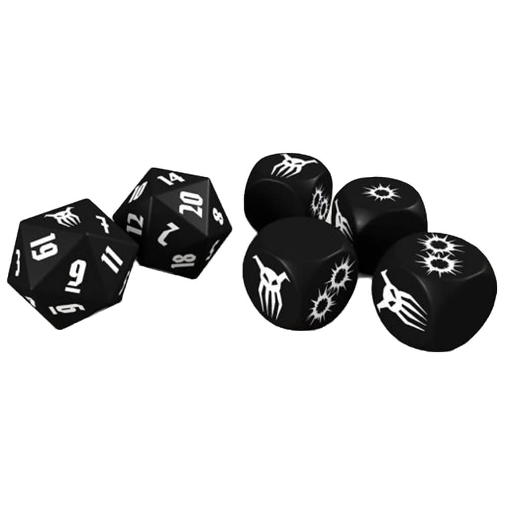 Achtung! CTHULHU RPG 2D20 DICE BLACK SUN