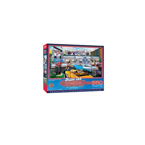 Drive-Ins Diners & Dives 550pc Puzzle