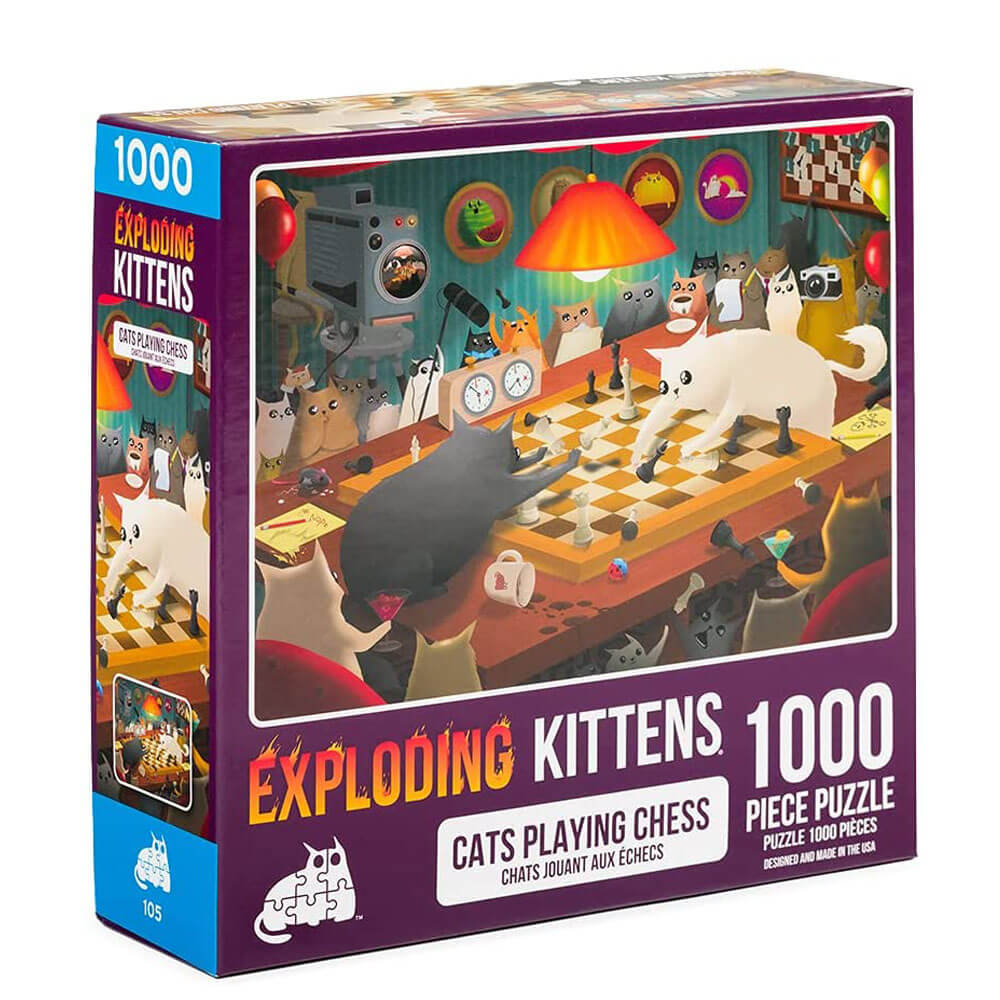 Puzzz de gatinhos explosivos de gatinhos 1000pcs