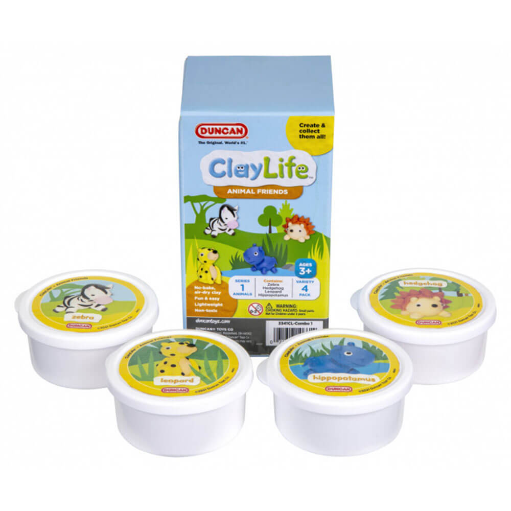 Duncan Claylife Animal Friends 4-Pack Combo